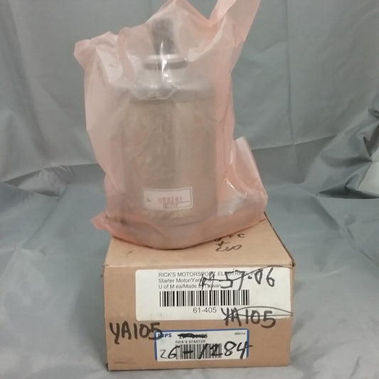 NEW RICKS Motorsport 61-405 Starter Motor - Yamaha