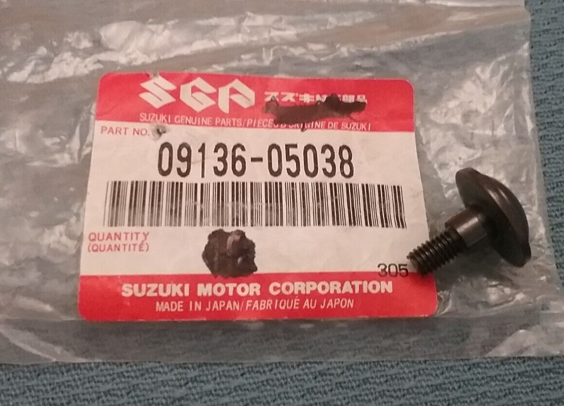 NEW GENIUNE SUZUKI 09136-05038 FRONT FENDER SCREW 1991-2014