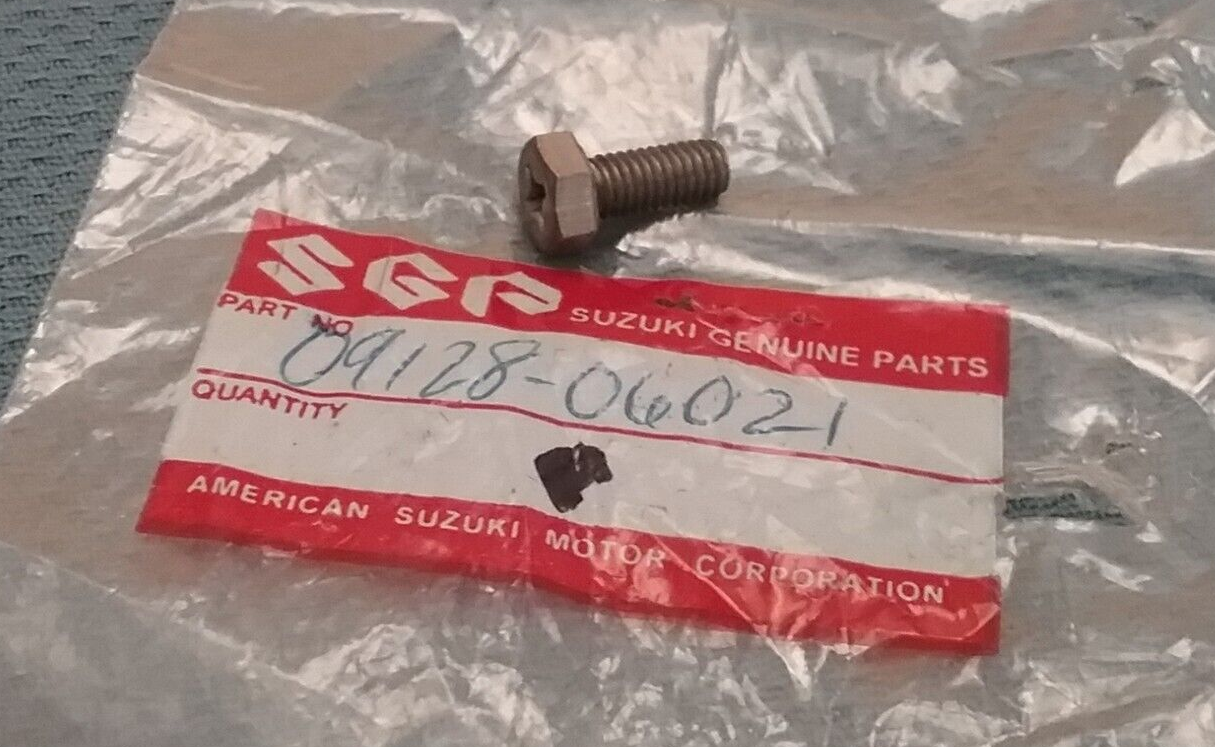 NEW SUZUKI 09128-06021 BOLT 6X14