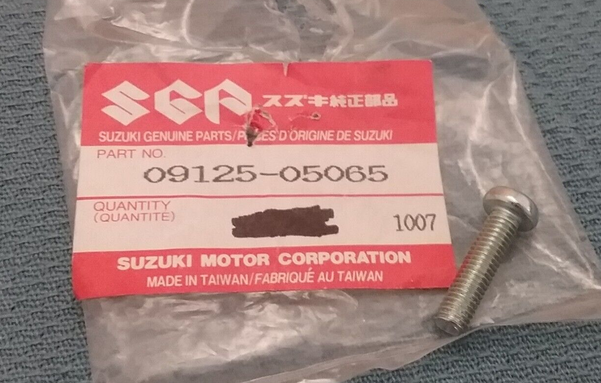 NEW GENUINE SUZUKI 09125-05065 SCREW 5X22 1993-2003