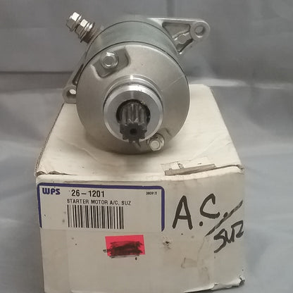 NEW WPS 26-1201 STARTER MOTOR A/C, SUZUKI