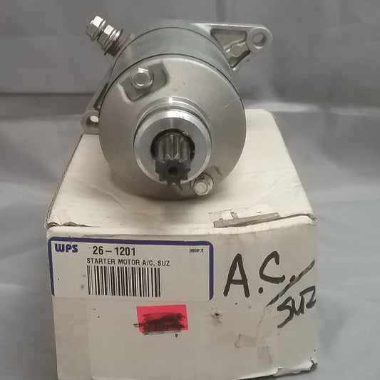 NEW WPS 26-1201 STARTER MOTOR A/C, SUZUKI