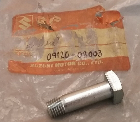 NEW SUZUKI 09120-08003 REAR WHEEL BOLT 1975-2007