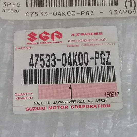 NEW GENUINE SUZUKI 47533-04K00-PGZ COVER, FRAME BODY LOWER RH (GRAY) 2016-17