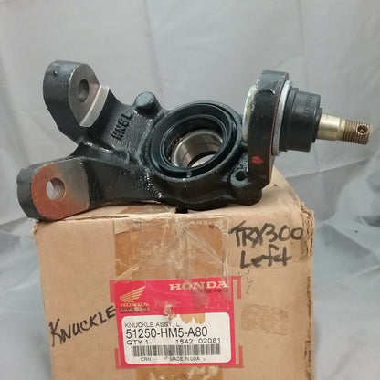 NEW GENUINE HONDA 51250-HM5-A80 KNUCKLE ASSEMBLY, L. 1996-2000