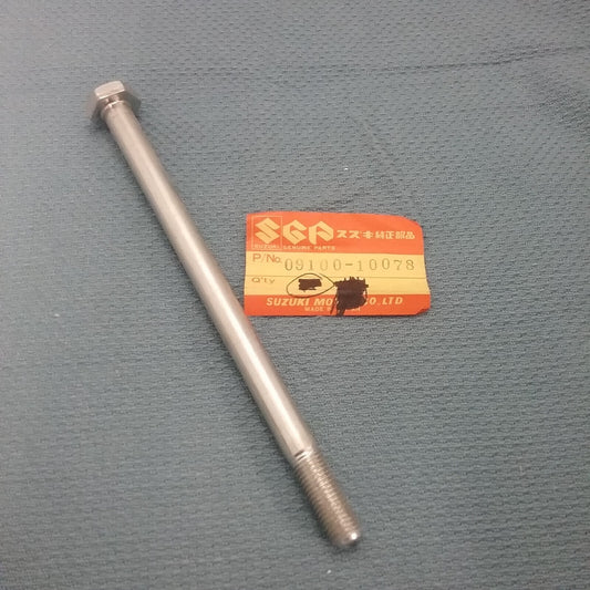 NEW GENUINE SUZUKI 09100-10078 CRANKCASE BOLT 10X165 1972-1986