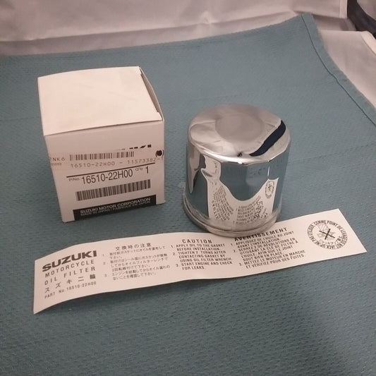 NEW GENUINE SUZUKI 16510-22H00 OIL FILTER GSX GSXR BOULEVARD VOLUSIA