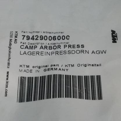 NEW KTM 79429006000 CAMP ARBOR PRESS