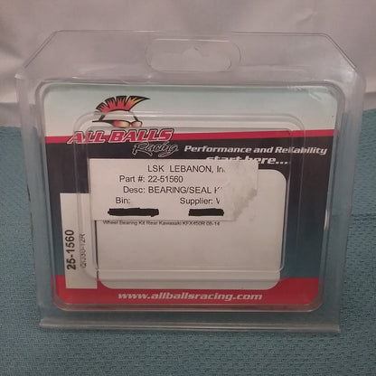 NEW GENUINE ALL BALLS RACING 25-1560 WHEEL BEARING KIT