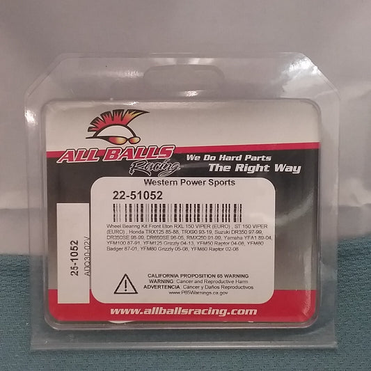 NEW GENUINE ALL BALLS RACING 25-1052 WHEEL BEARING KIT