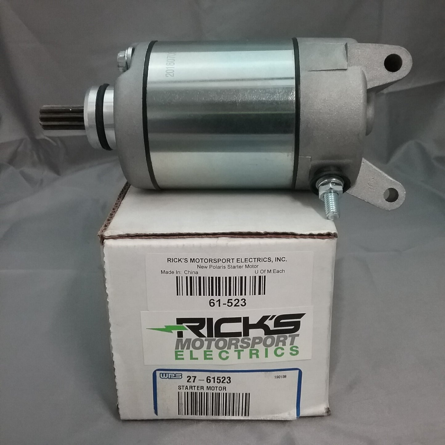 NEW RICK'S MOTORSPORT ELECTRICS 61-523 STARTER MOTOR POLARIS
