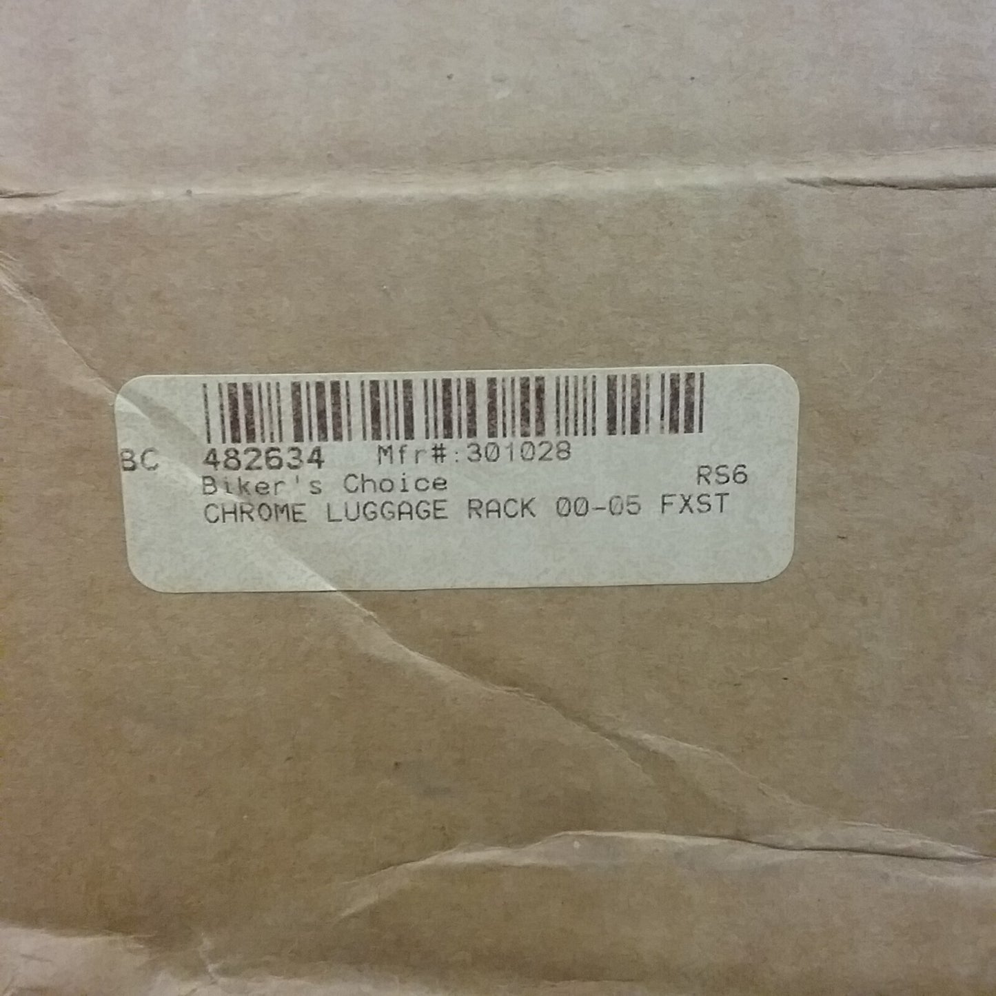 NEW Bikers Choice 48-2634 Chrome Luggage Rack 301028