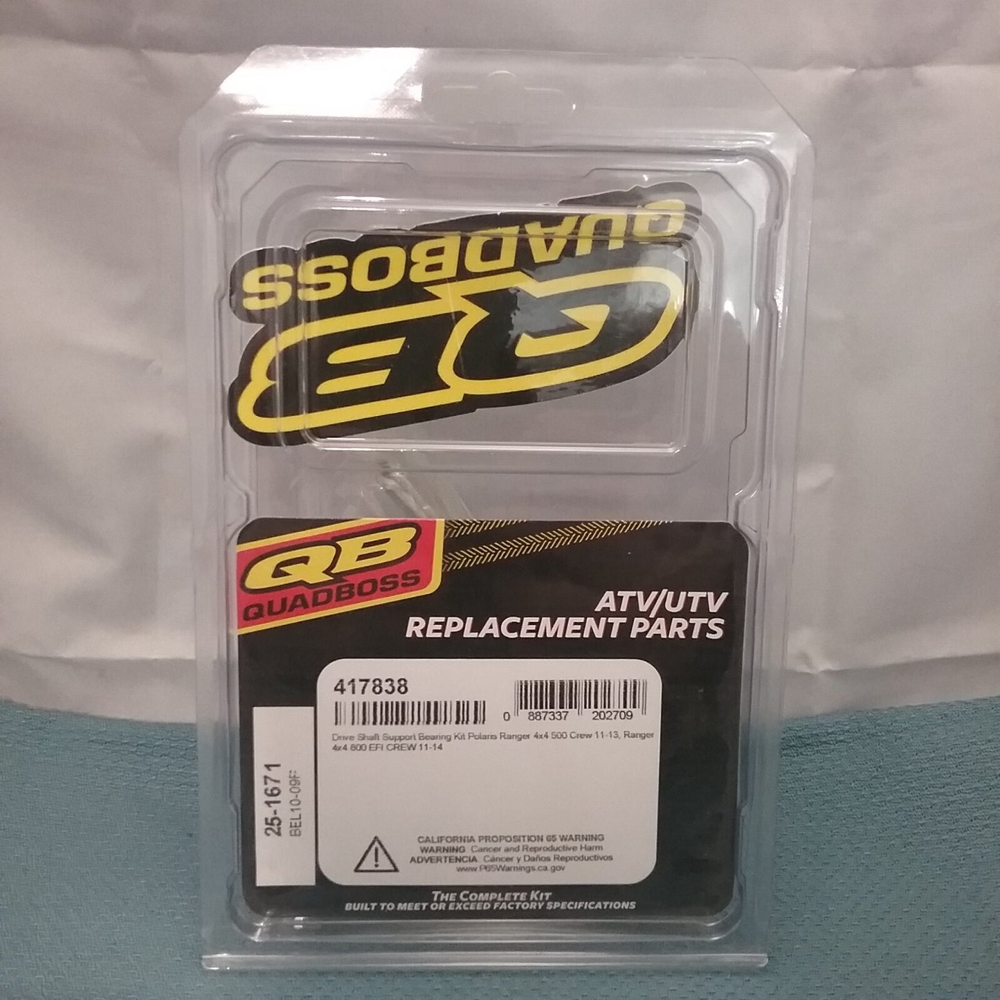NEW GENUINE QUADBOSS 25-1671 DRIVE SHAFT SUPPORT BEARING KIT