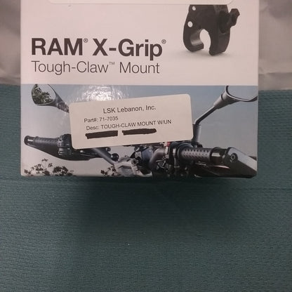 NEW GENUINE RAM MOUNTS 71-7035 X-GRIP TOUGH CLAW MOUNT