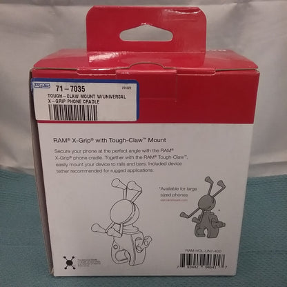 NEW GENUINE RAM MOUNTS 71-7035 X-GRIP TOUGH CLAW MOUNT