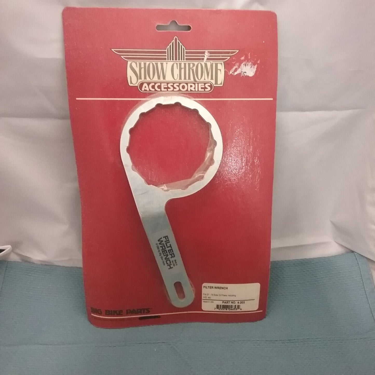 NEW GENUINE SHOW CHROME ACCESSORIES 4-203 Oil Filter Wrench