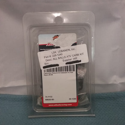 NEW GENUINE ALL BALLS RACING 26-1240 CARBURETOR REBUILD KIT