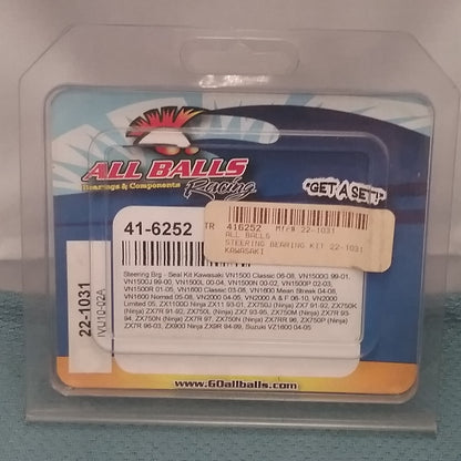 NEW GENUINE ALL BALLS RACING 41-6252 STEERING BEARING KIT