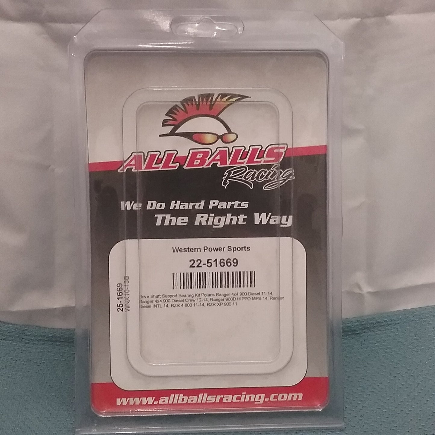 NEW GENUINE ALL BALLS RACING 25-1669 CENTER SUPPORT BEARING KIT