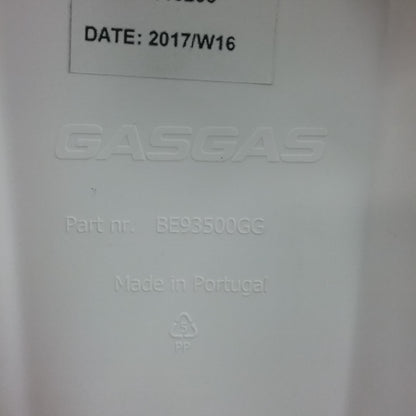 NEW GASGAS BE93500GG-CLJ-1 REAR FENDER (WHITE) WITH DECAL EC 2018