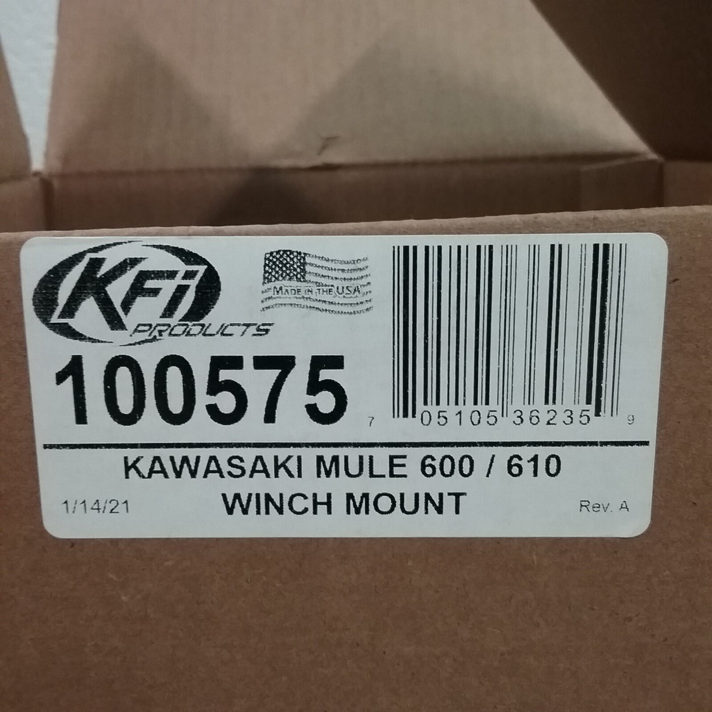 NEW KFI 100575 Winch Mount Kit Kawasaki Mule