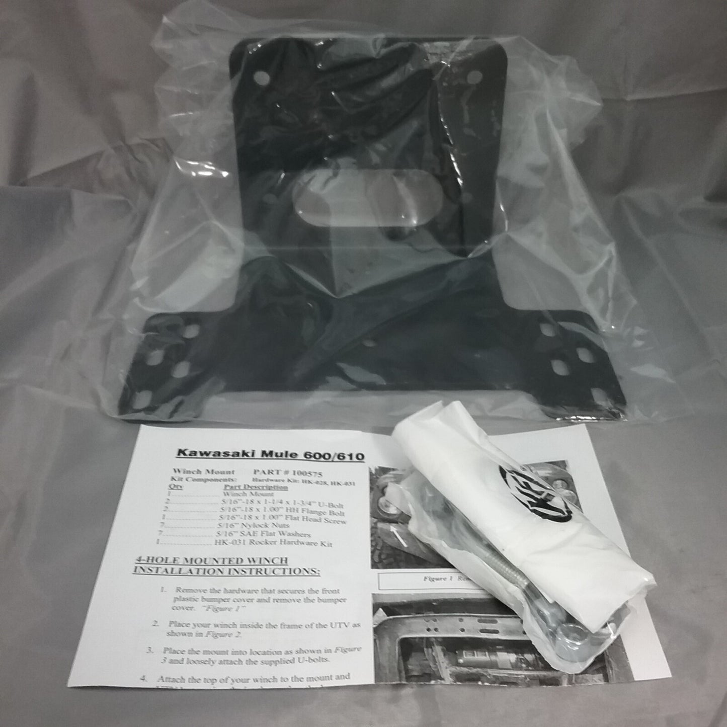 NEW KFI 100575 Winch Mount Kit Kawasaki Mule