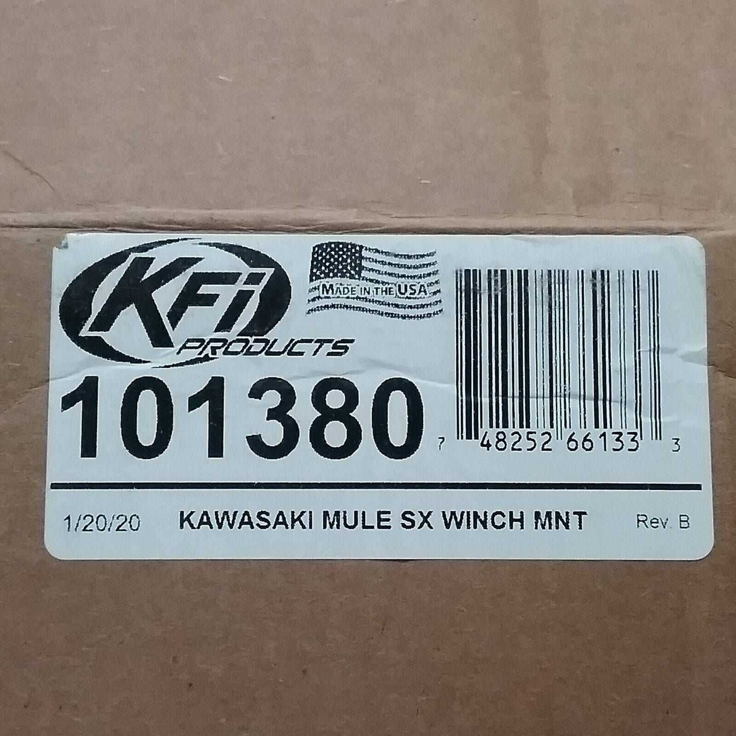 KFI 101380 Winch Mount Kit Kawasaki Mule 400 SX XC 2017-2021