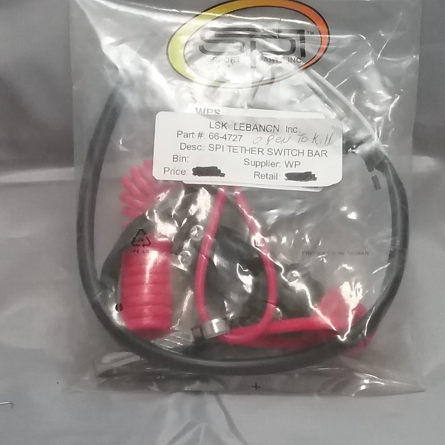 NEW SPI 66-4727 TETHER SWITCH BAR