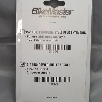 NEW BIKEMASTER 151668 ADAPTER PLUG CIG LIGHTER