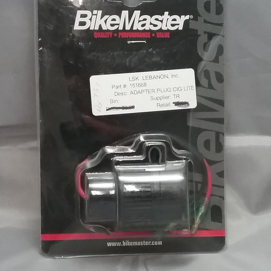 NEW BIKEMASTER 151668 ADAPTER PLUG CIG LIGHTER