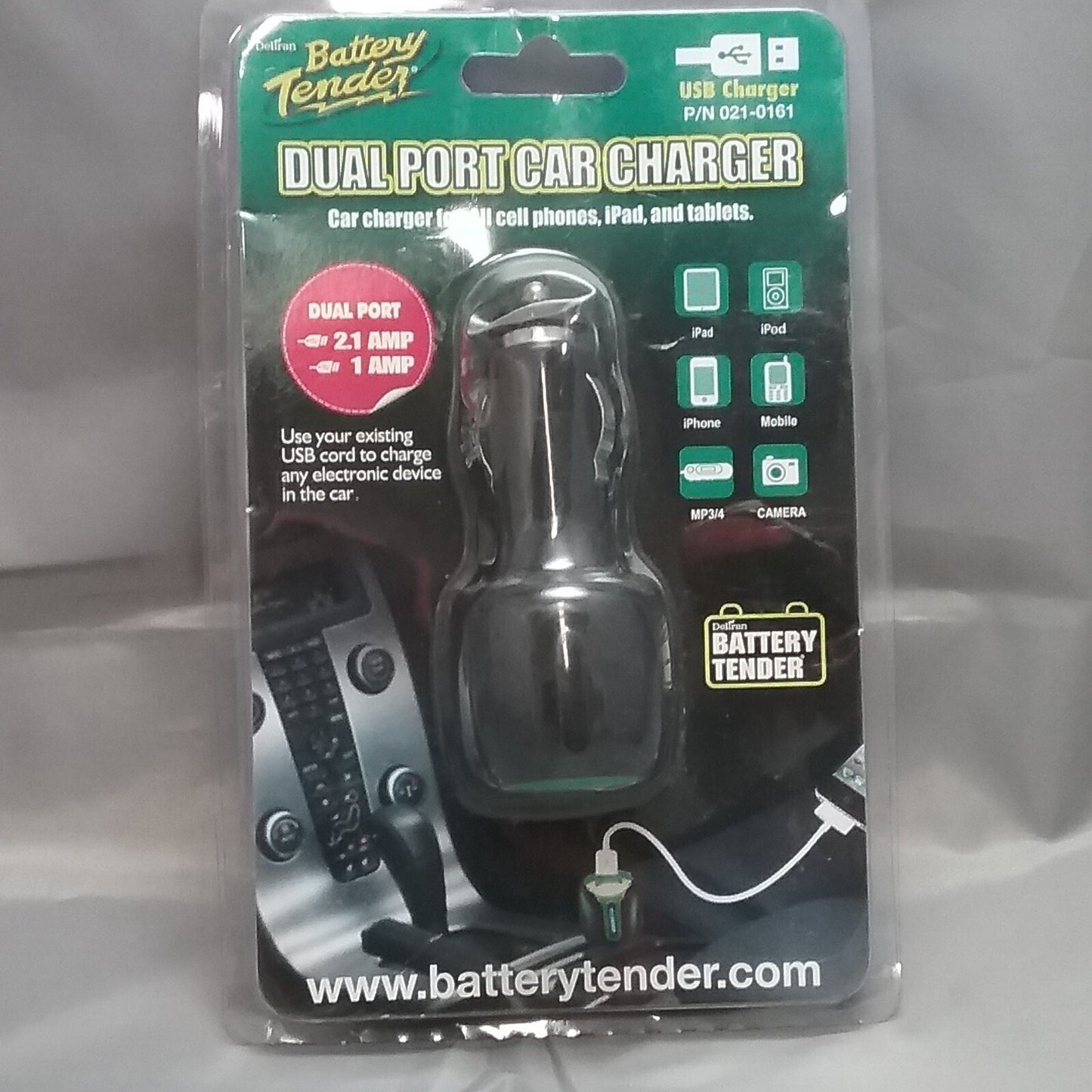 NEW BATTERY TENDER 021-0161 12V-24V 1Amp/2.5 Amp DUAL PORT USB CHARGER
