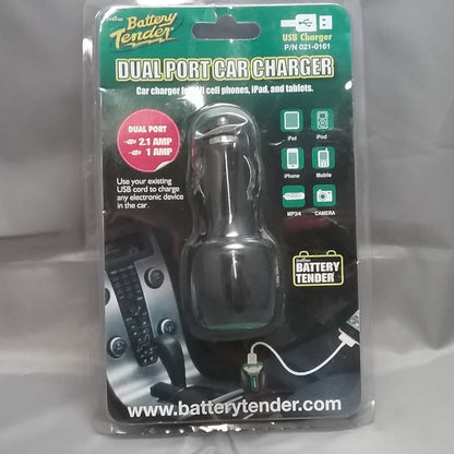 NEW BATTERY TENDER 021-0161 12V-24V 1Amp/2.5 Amp DUAL PORT USB CHARGER