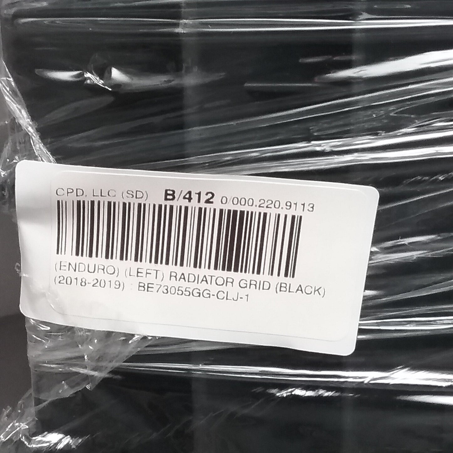 NEW GAS GAS BE73055GG-CLJ-1 LEFT RADIATOR GRILL BLACK