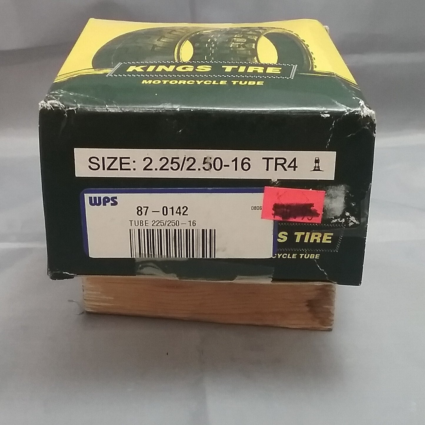 NEW KINGS TIRE 87-0142 MOTORCYCLE INNER TUBE 2.25/2.50-16 TR4