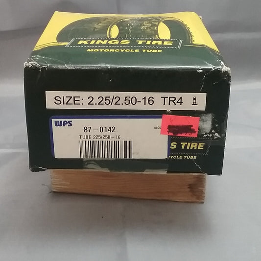 NEW KINGS TIRE 87-0142 MOTORCYCLE INNER TUBE 2.25/2.50-16 TR4