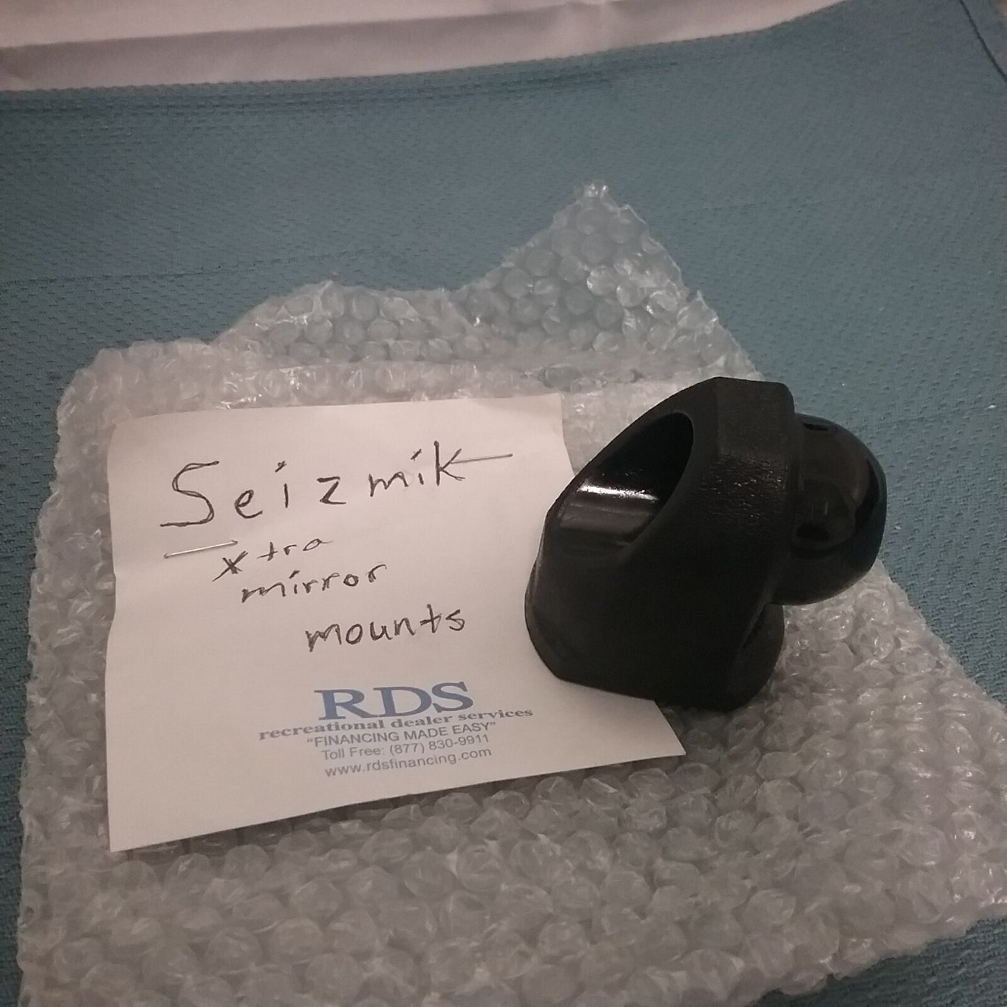 NEW SEIZMIK Strike Mirror Mount UTV Sideview - Ball Socket Joint