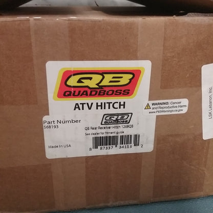 NEW GENUINE QUADBOSS 568193 REAR RECEIVER HITCH 1269QB