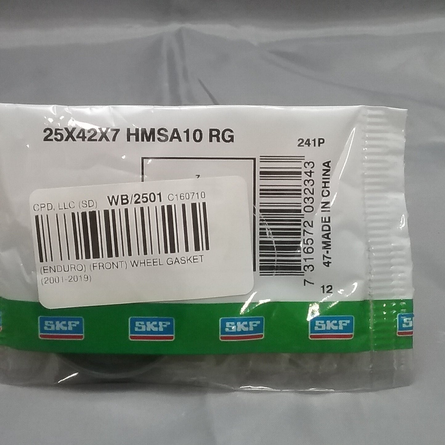 NEW SKF C160710 FRONT WHEEL GASKET