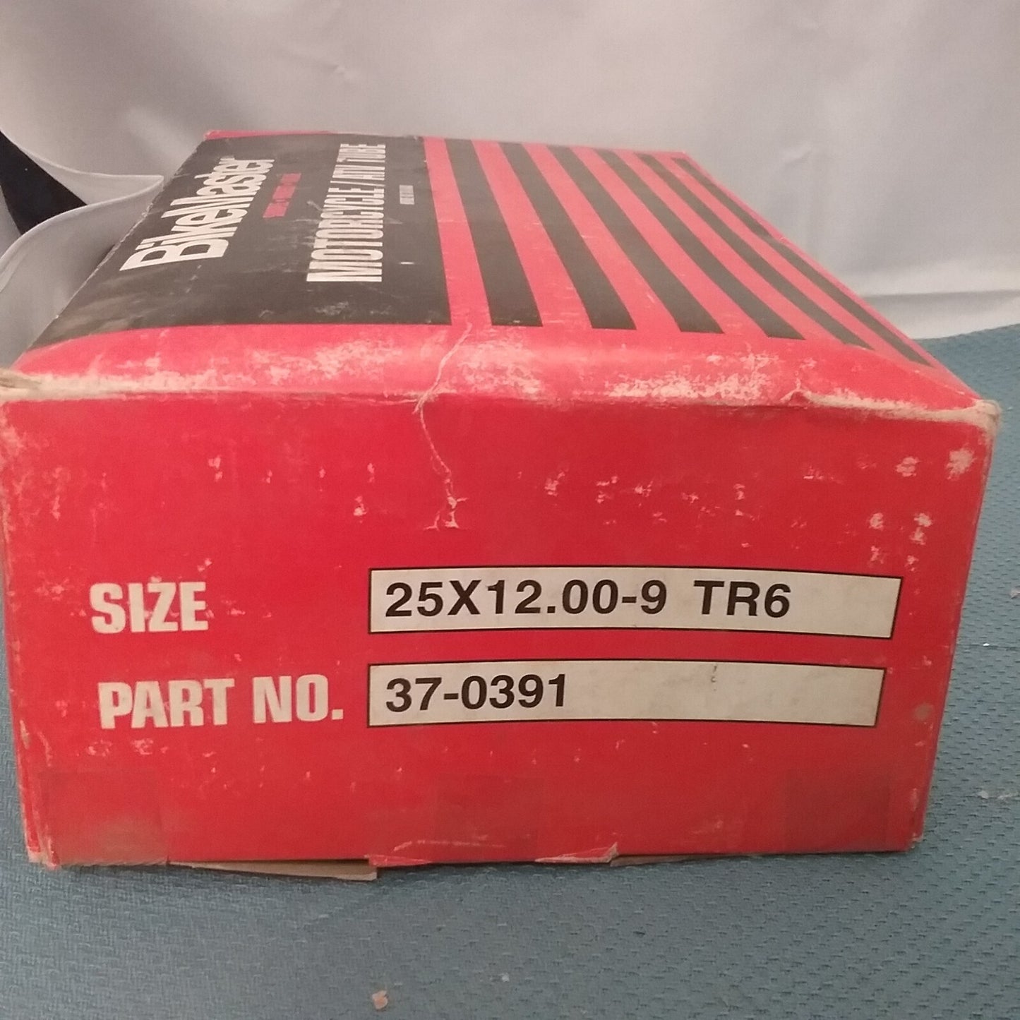 NEW GENUINE BIKE MASTER 37-0391 MOTORCYCLE/ATV TUBE 25X12X9 TR6