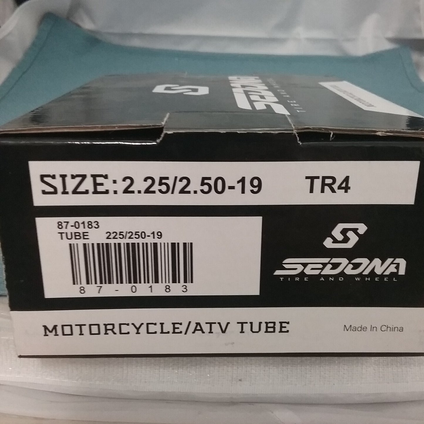 NEW GENUINE SEDONA TIRE AND WHEEL 87-0183 Standard Motorcycle TUBES 2.25/2.50-19
