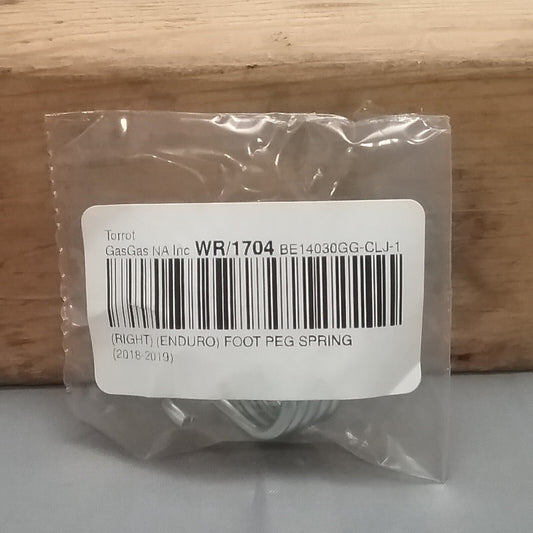 NEW GASGAS BE14030GG-CLJ-1 FOOT PEG SPRING