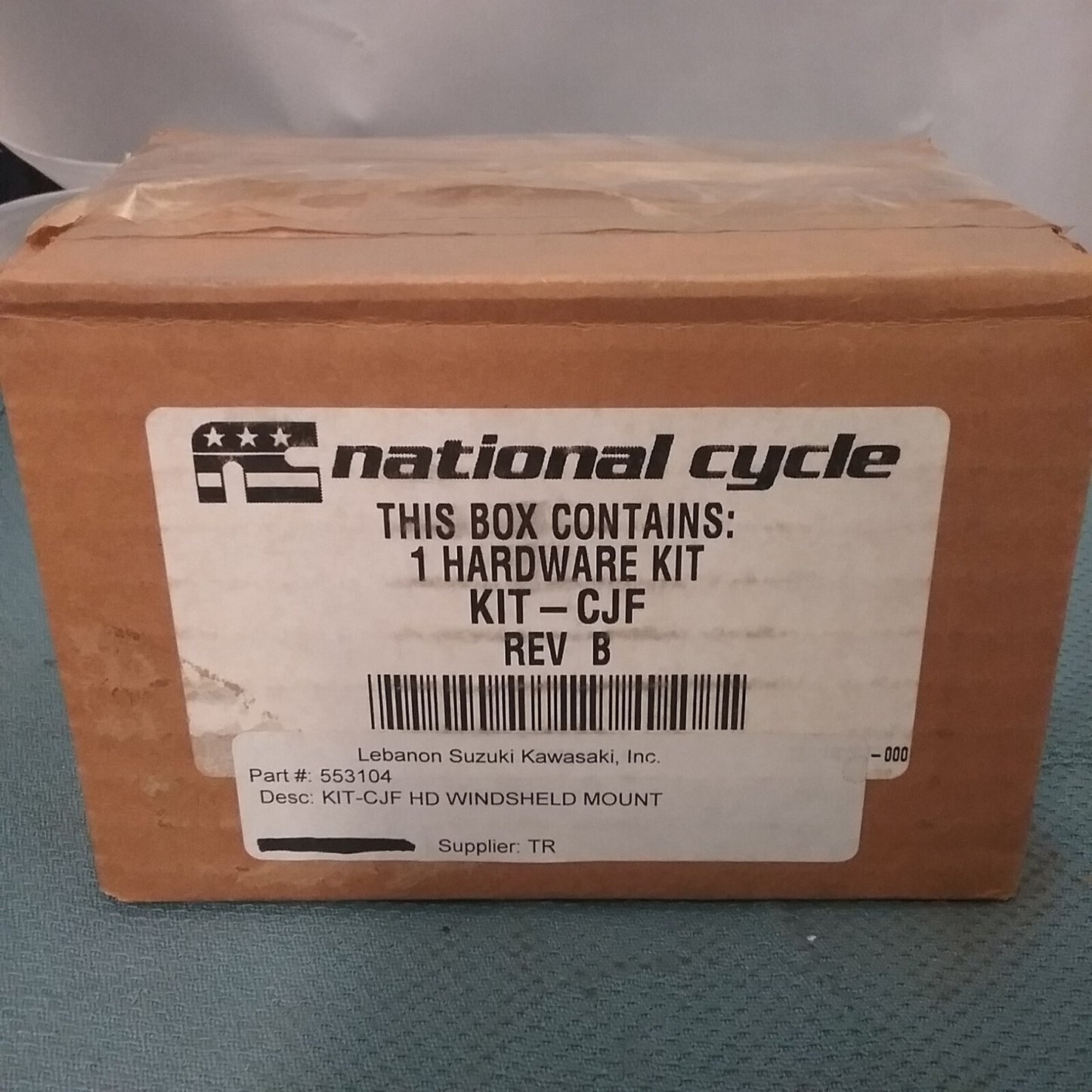 NEW GENUINE NATIONAL CYCLE 553104 KIT-CJF WINDSHEILD HARDWARE KIT