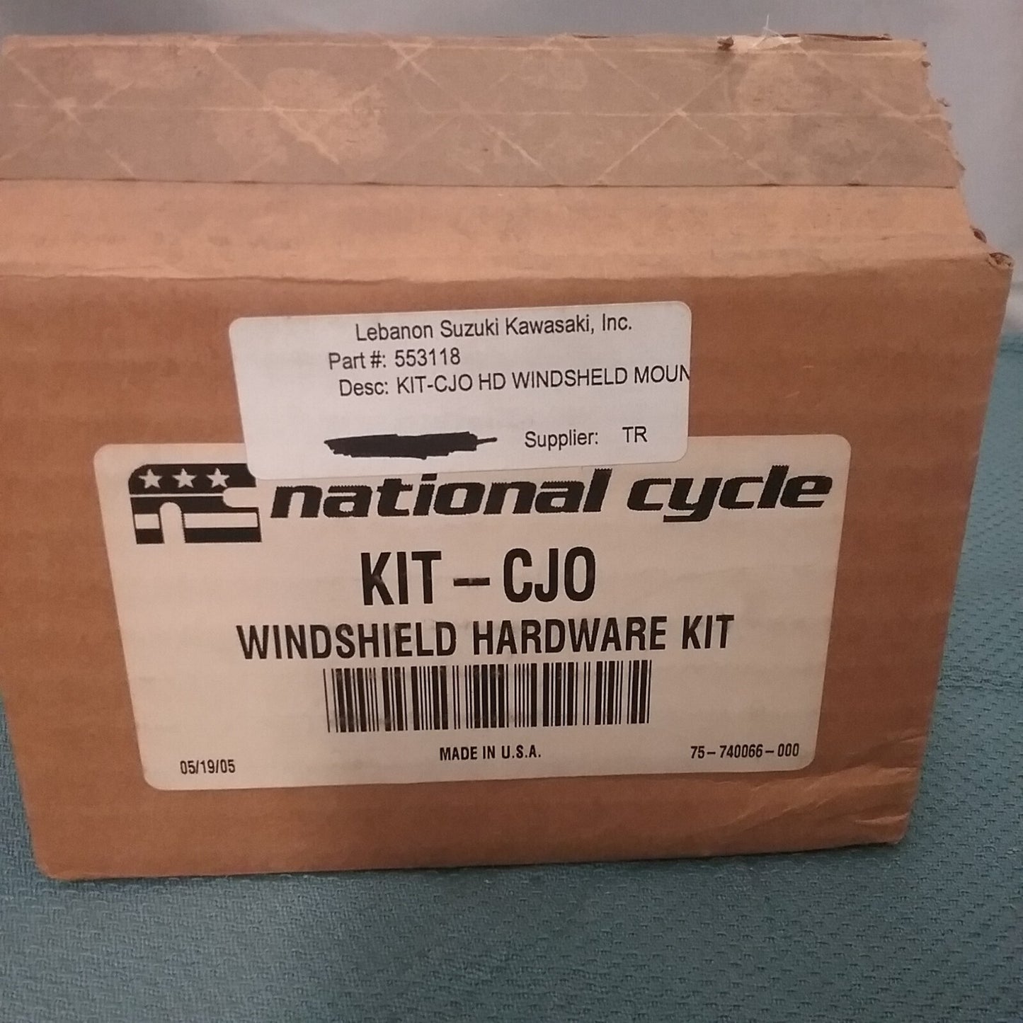 NEW GENUINE NATIONAL CYCLE 553118 KIT-CJO WINDSHEILD HARDWARE KIT