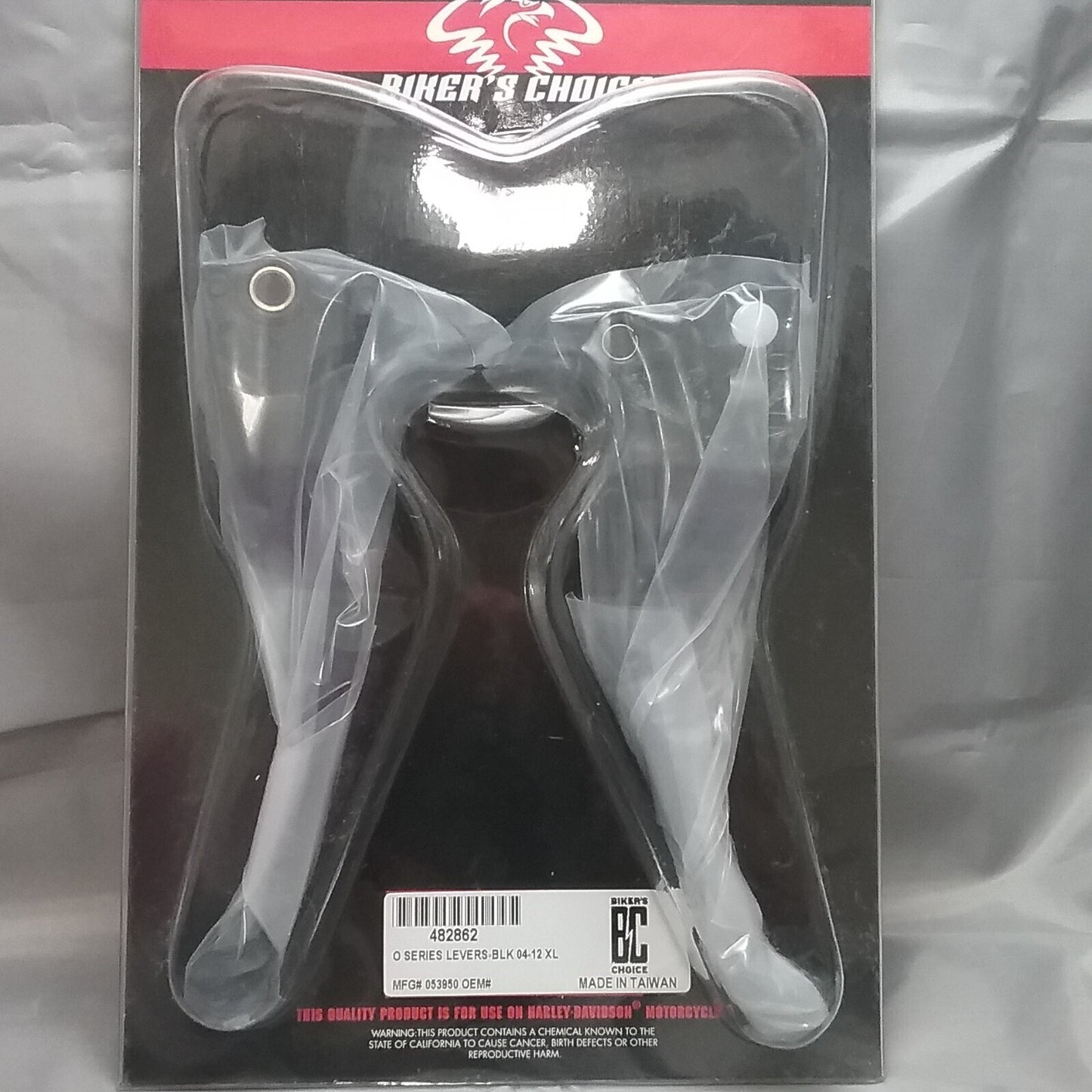 NEW BIKER'S CHOICE 482862 O SERIES BLACK LEVER SET