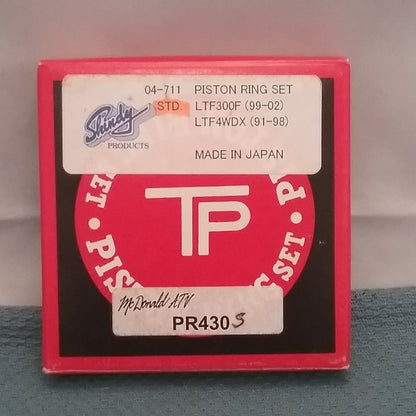 NEW TEIKOKU PISTON RING CO., LTD. S19B800-STD PISTON RING SET LTF300F 99-02