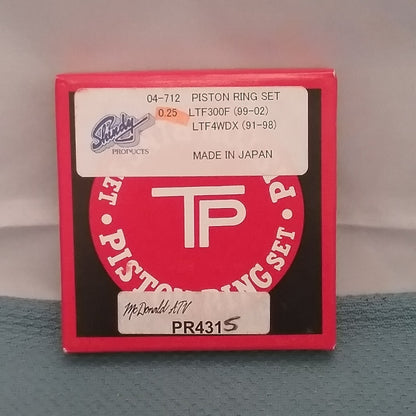 NEW TEIKOKU PISTON RING CO., LTD. S19B800-025 PISTON RING SET LTF300F 99-02