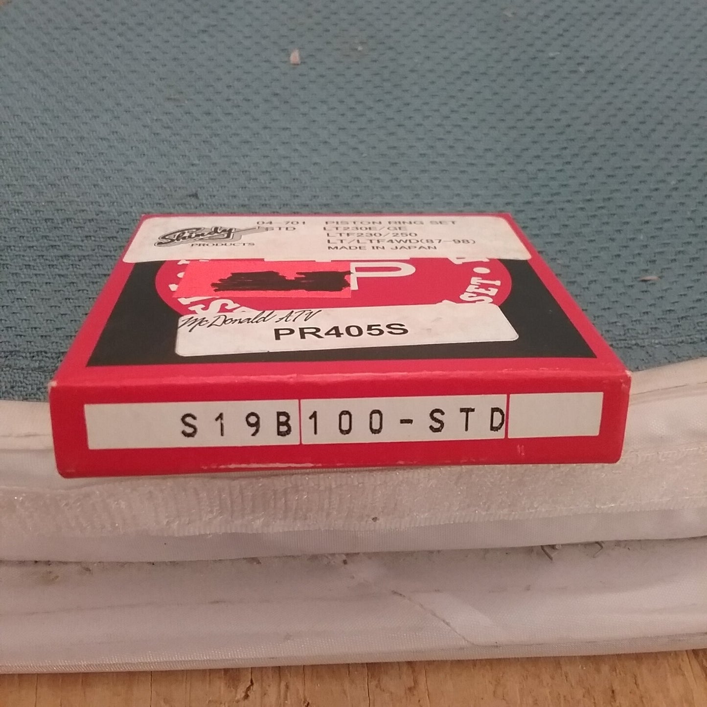 NEW TEIKOKU PISTON RING CO., LTD. S19B100-STD PISTON RING SET LT/LTF4WD 87-98