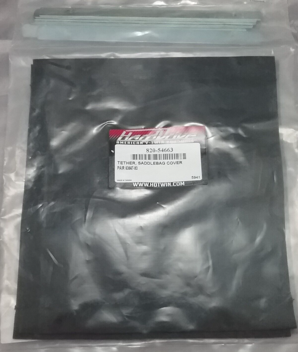 NEW HARD DRIVE 820-54663 TETHER, SADDLEBAG COVER PAIR