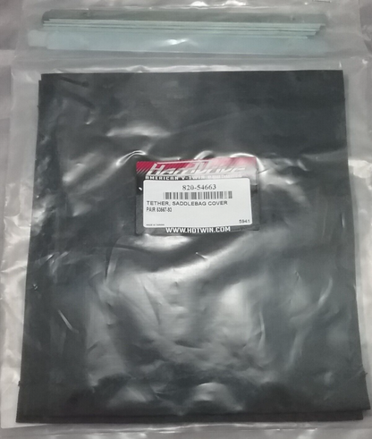 NEW HARD DRIVE 820-54663 TETHER, SADDLEBAG COVER PAIR