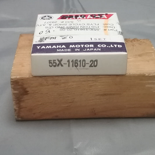 NEW GENUINE YAMAHA 55X-11610-20 OVERSIZED PISTON  RING SET